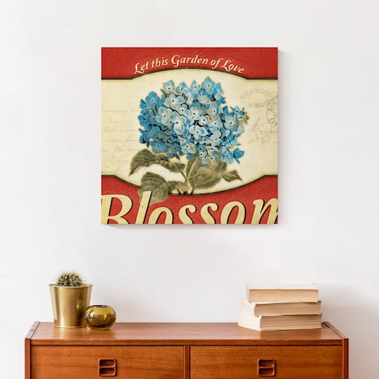 Let It Blossom 16" x 16" Canvas Wall Art